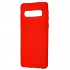 Чехол для Samsung Galaxy S10 (G973) SMTT красный