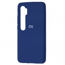 Чехол для Xiaomi Mi Note 10 / Mi Note 10 Pro Silicone Full синий
