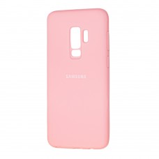 Чохол для Samsung Galaxy S9+ (G965) Silicone Full світло-рожевий
