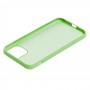 Чехол для iPhone 11 Pro Art case зеленый