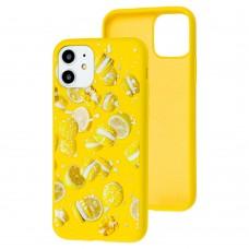 Чехол для iPhone 11 Art case желтый