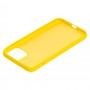 Чохол для iPhone 11 Art case жовтий