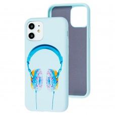 Чехол для iPhone 11 Art case голубой 