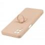 Чехол для Samsung Galaxy A12 (A125) WAVE Color Ring розовый / pink sand