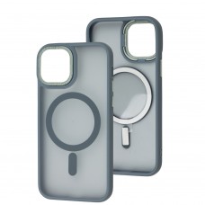 Чехол для iPhone 12/12 Pro Space color MagSafe серый