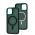 Чохол для iPhone 12 / 12 Pro Space color MagSafe зелений