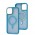 Чехол для iPhone 12 Pro Max Space color MagSafe синий