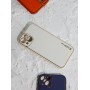 Чохол для iPhone 12 Pro Max Leather Xshield white