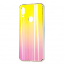 Чехол для Xiaomi Redmi Note 7 Aurora glass желтый