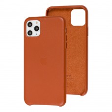 Чехол для iPhone 11 Pro Leather case (Leather) saddle brown