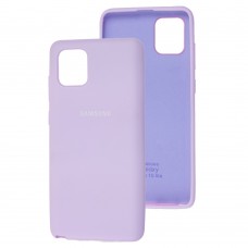 Чехол для Samsung Galaxy Note 10 Lite (N770) Silicone Full светло-фиолетовый