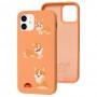 Чохол для iPhone 12/12 Pro Wave Fancy corgi/peach