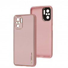 Чохол для Xiaomi Redmi Note 10 / 10s Leather Xshield pink