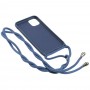 Чехол для iPhone 11 Pro Wave Lanyard without logo blue cobalt