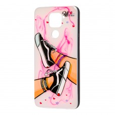 Чехол для Xiaomi Redmi Note 9 Girls UV shoes