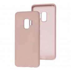 Чехол для Samsung Galaxy S9 (G960) Full without logo pink sand