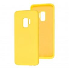 Чохол для Samsung Galaxy S9 (G960) Full without logo neon yellow
