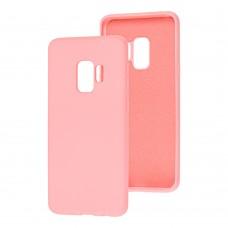 Чехол для Samsung Galaxy S9 (G960) Full without logo light pink