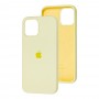 Чехол для iPhone 12 mini Silicone Full желтый / mellow yellow 
