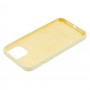 Чохол для iPhone 12 mini Silicone Full жовтий/mellow yellow
