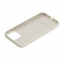 Чохол для iPhone 12 Pro Max Silicone Full бежевий / antigue white