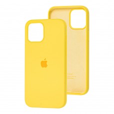 Чохол для iPhone 12 Pro Max Silicone Full жовтий / neon yellow