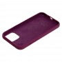 Чехол для iPhone 12 Pro Max Silicone Full бордовый / maroon