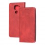 Чохол книжка для Xiaomi Redmi Note 9 Black magnet червоний