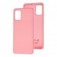 Чехол для Samsung Galaxy A71 (A715) Wave Full розовый / light pink