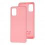Чохол для Samsung Galaxy A71 (A715) Wave Full рожевий / light pink