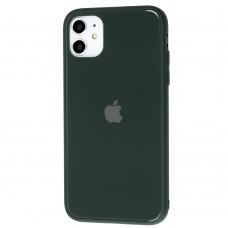 Чохол для iPhone 11 New glass "північ зелена"