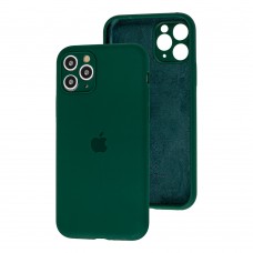 Чехол для iPhone 11 Pro Max Silicone Slim Full camera army green
