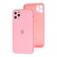 Чехол для iPhone 11 Pro Max Silicone Slim Full camera light pink