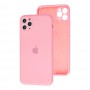 Чохол для iPhone 11 Pro Max Silicone Slim Full camera light pink