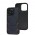 Чехол для iPhone 13 Pro MagSafe eco-leather + MagSafe popSocket midnighte blue