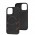 Чехол для iPhone 13 Pro Max MagSafe eco-leather + MagSafe popSocket black