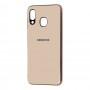 Чохол для Samsung Galaxy A20 / A30 Silicone case (TPU) бежевий