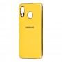 Чехол для Samsung Galaxy A20 / A30 Silicone case (TPU) желтый