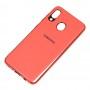 Чохол для Samsung Galaxy A20/A30 Silicone case (TPU) рожевий