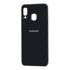 Чехол для Samsung Galaxy A20 / A30 Silicone case (TPU) черный