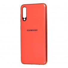 Чехол для Samsung Galaxy A50 / A50s / A30s Silicone case (TPU) розовый