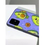 Чехол для Xiaomi Poco M4 Pro 5G / Note 11S 5G Wave Majesty happy dog / light purple