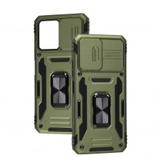Чехол для Xiaomi Poco X5 Camshield Army Ring оливковый / army green