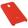 Чехол для Xiaomi Redmi 8A Silky Soft Touch "красный"