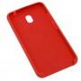 Чехол для Xiaomi Redmi 8A Silky Soft Touch "красный"