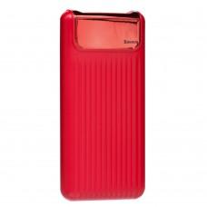 Зовнішній акумулятор Baseus Thin Digit 10000 mAh QC3.0 2USB 3A (Type C+microUSB) red