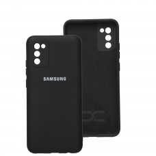 Чехол для Samsung Galaxy A02s / M02s Full camera черный