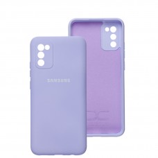 Чохол для Samsung Galaxy A02s / M02s Full camera бузковий / dasheen