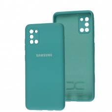 Чохол для Samsung Galaxy A31 (A315) Full camera бірюзовий / marine green