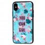 Чохол Confetti fashion для iPhone X / Xs фламінго з конфетті